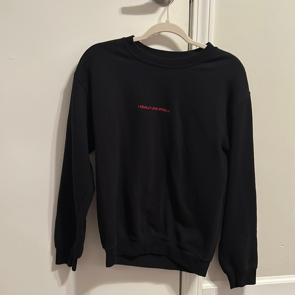 we’re not really strangers crew neck
